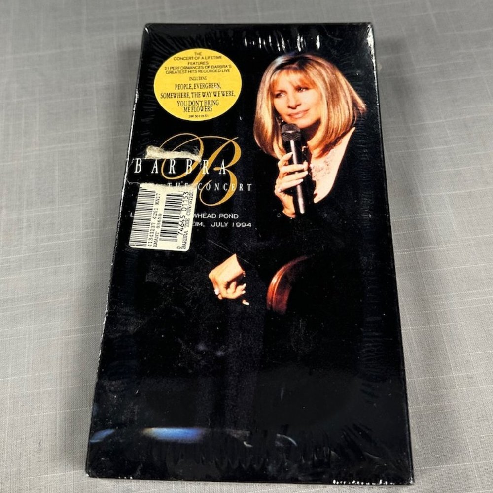 Vintage Never Opened Barbara Streisand The Concert VHS